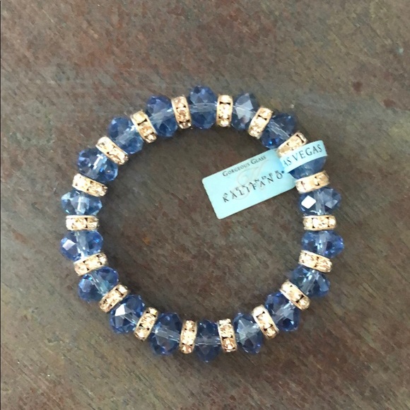 Jewelry - 5/$25 ~ Alexander Kalifano-Gorgeous glass stretch bracelet
